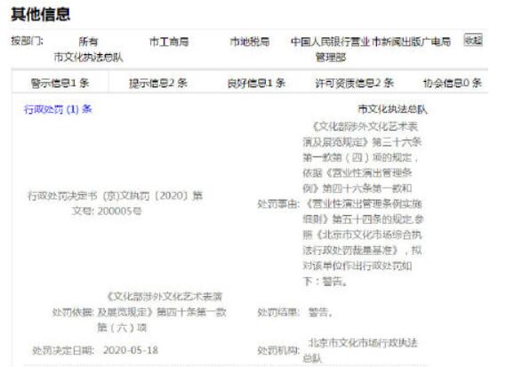 乐华娱乐回应被处罚是怎么回事?什么情况?终于真相了,原来是这样!