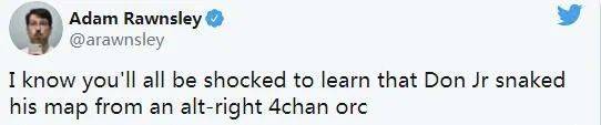 特朗普长子发“选举世界地图”为支持者打气，被网友吐槽存在好多问题