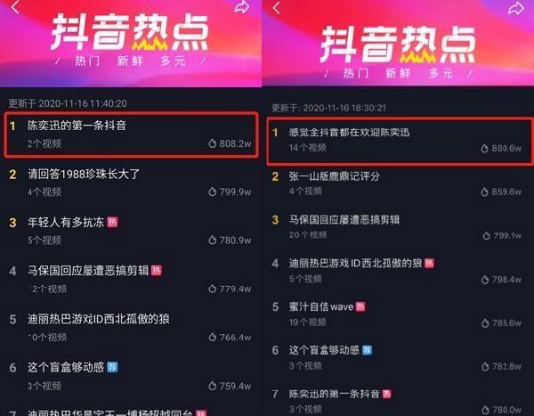【双赢】明星入驻司空见惯？陈奕迅这次触“抖”有什么不同？