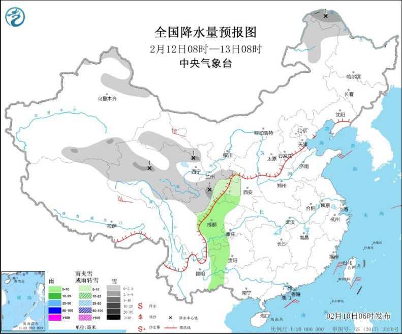 江南华南东部有明显降雨 华北黄淮四川盆地等地将有雾霾