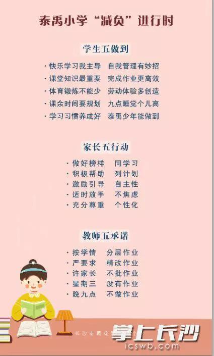 值得推广！长沙一小学签晚9点后不做作业协议，你敢签吗？