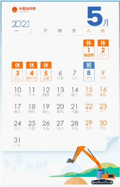 今年五一连放5天假 你的假期安排上了吗？