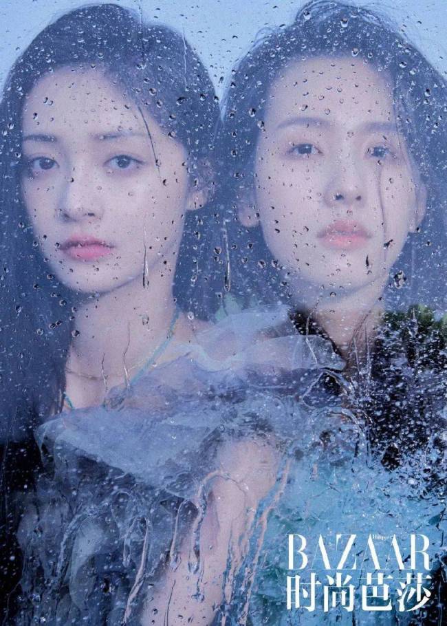 “绝美”姐妹花！陈都灵周洁琼合体写真释出