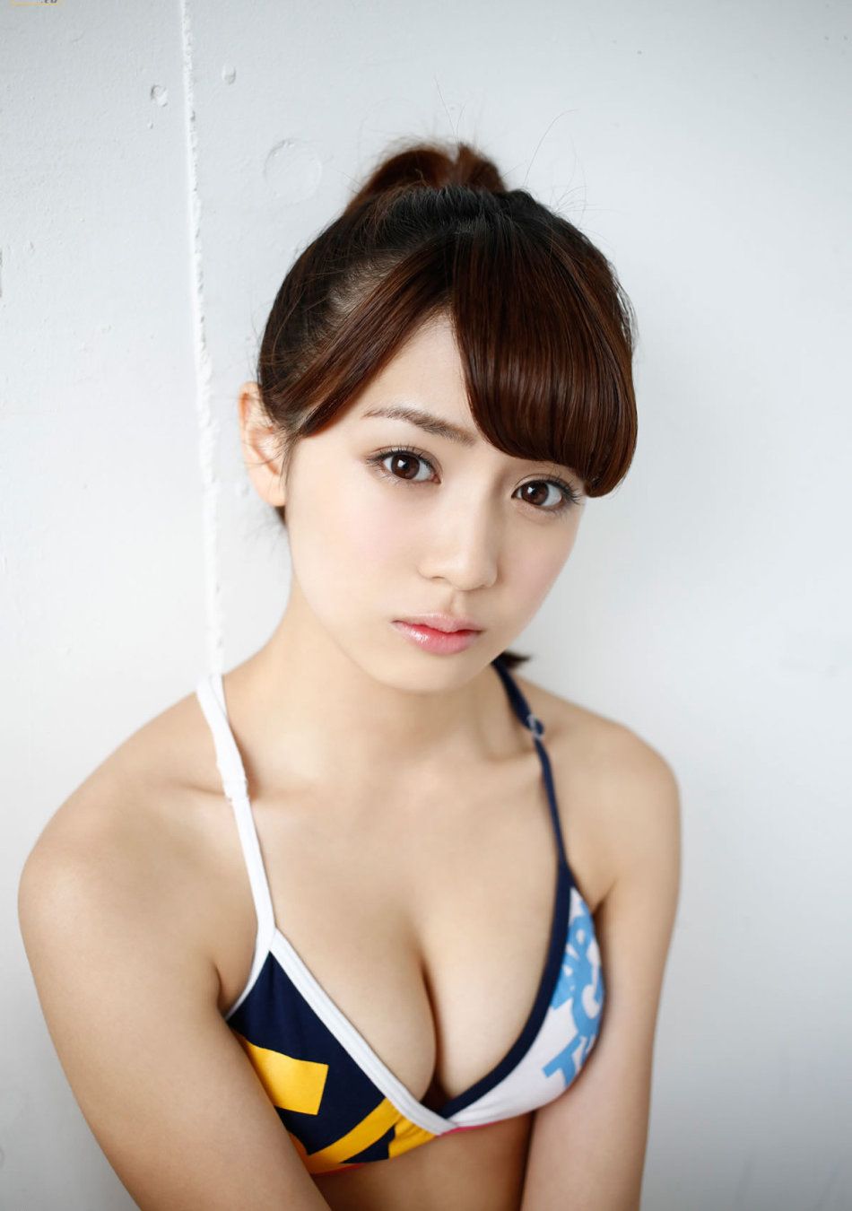 日系少女奥仲麻琴泳衣性感写真甜美迷人