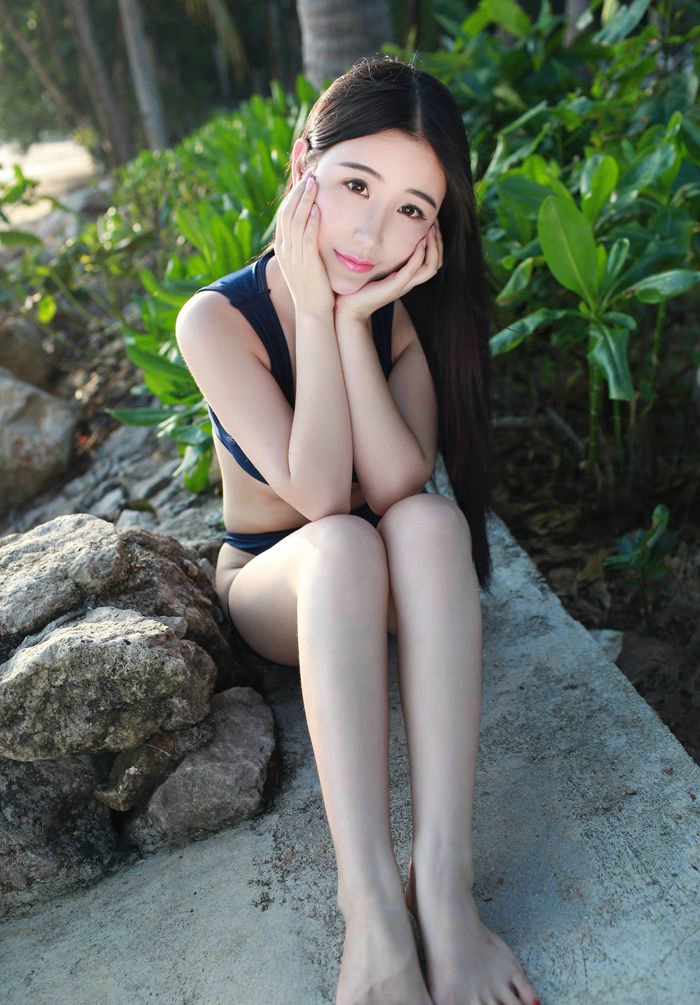 魅妍社美女模特谢芷馨巨乳诱惑曼谷写真