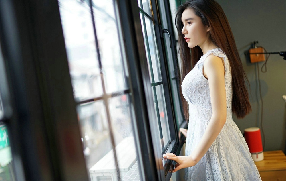 清新妹子gary维爱居家豹纹内衣秀完美身材白嫩肌肤性感写真
