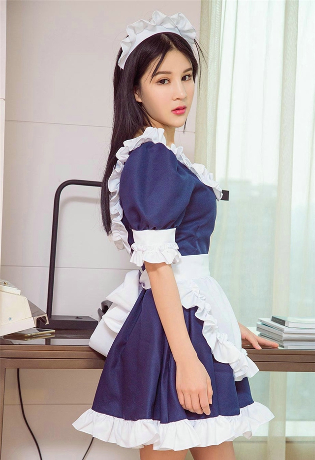 性感胸大清纯美女陈琪可爱女仆装高清写真
