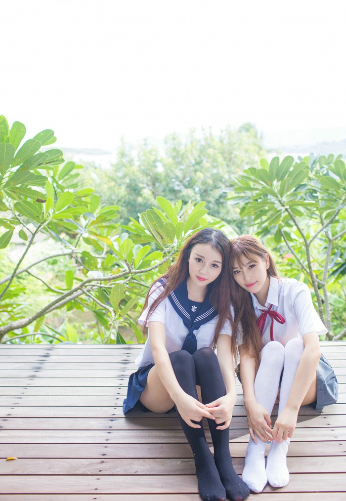 嫩模赵小米Kitty&sugar小甜心CC苏梅岛旅拍性感姐妹花