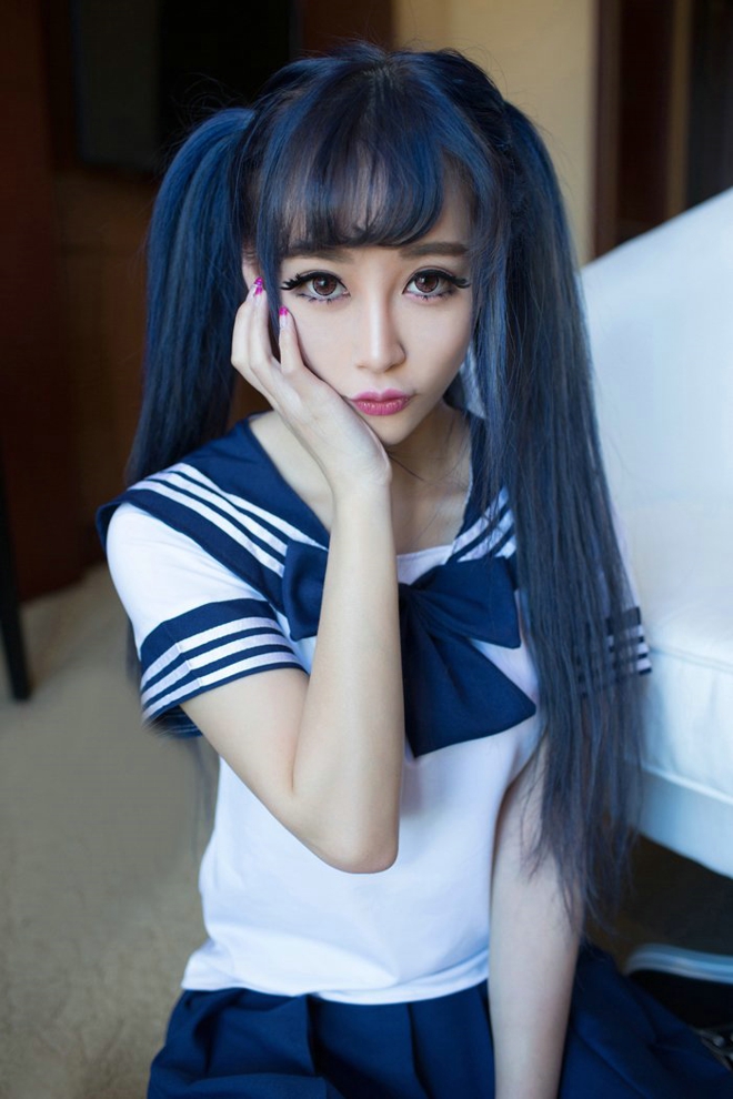 水盈盈大眼讨人疼性感俏皮萝莉小可爱美女稚嫩诱惑妩媚私房写真