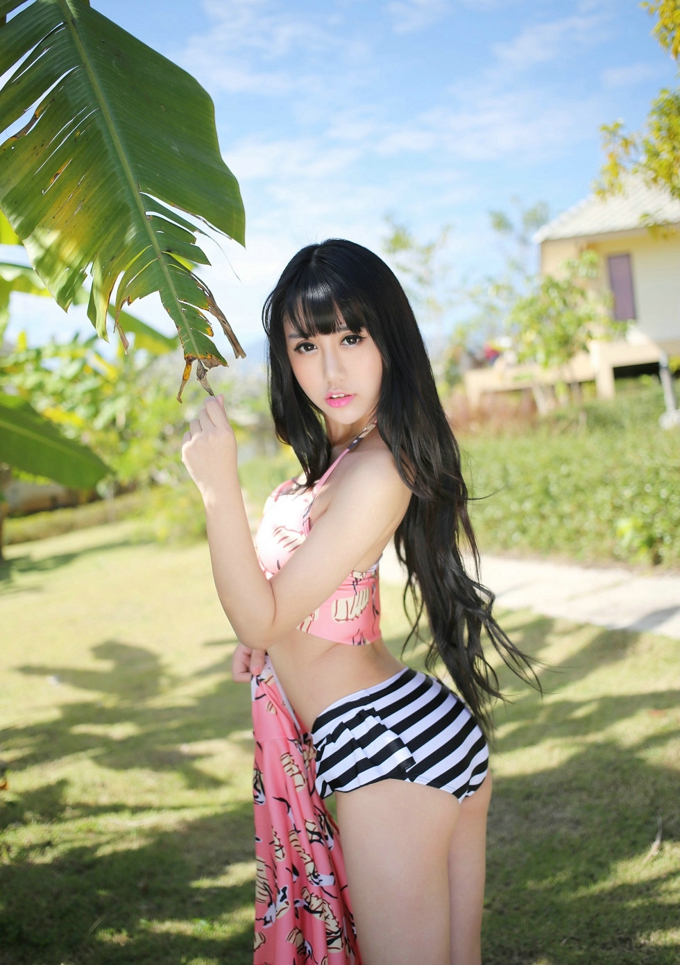 甜美气质MARA醬诱惑迷人性感泳衣勾魂风情写真