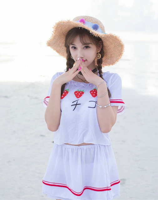 清纯美女杨晨晨sugar海边性感写真