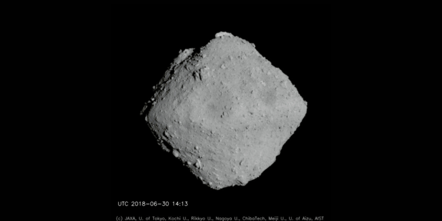 “龙宫”小行星 图自日本宇宙航空研究开发机构(JAXA)