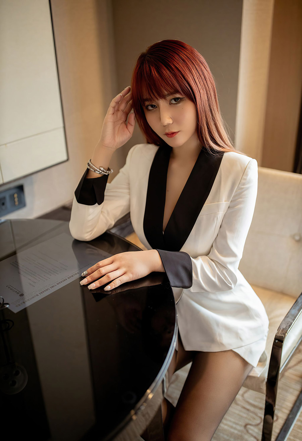 fairy如歌飒爽职场制服苗条曼妙身姿婀娜动人