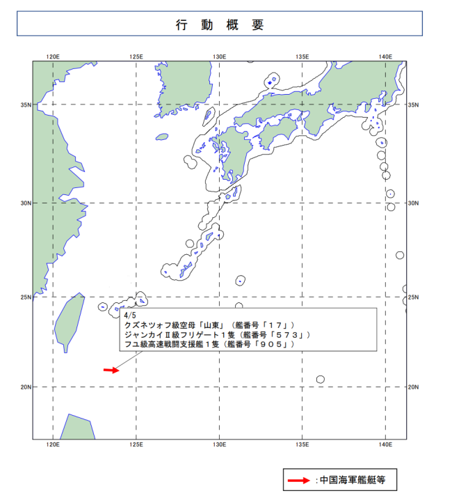 日本防卫省通报：首次发现航母山东舰进入西太平洋