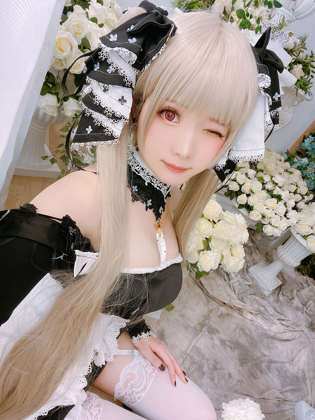 微博妹纸霜月shimo可畏Coser写真