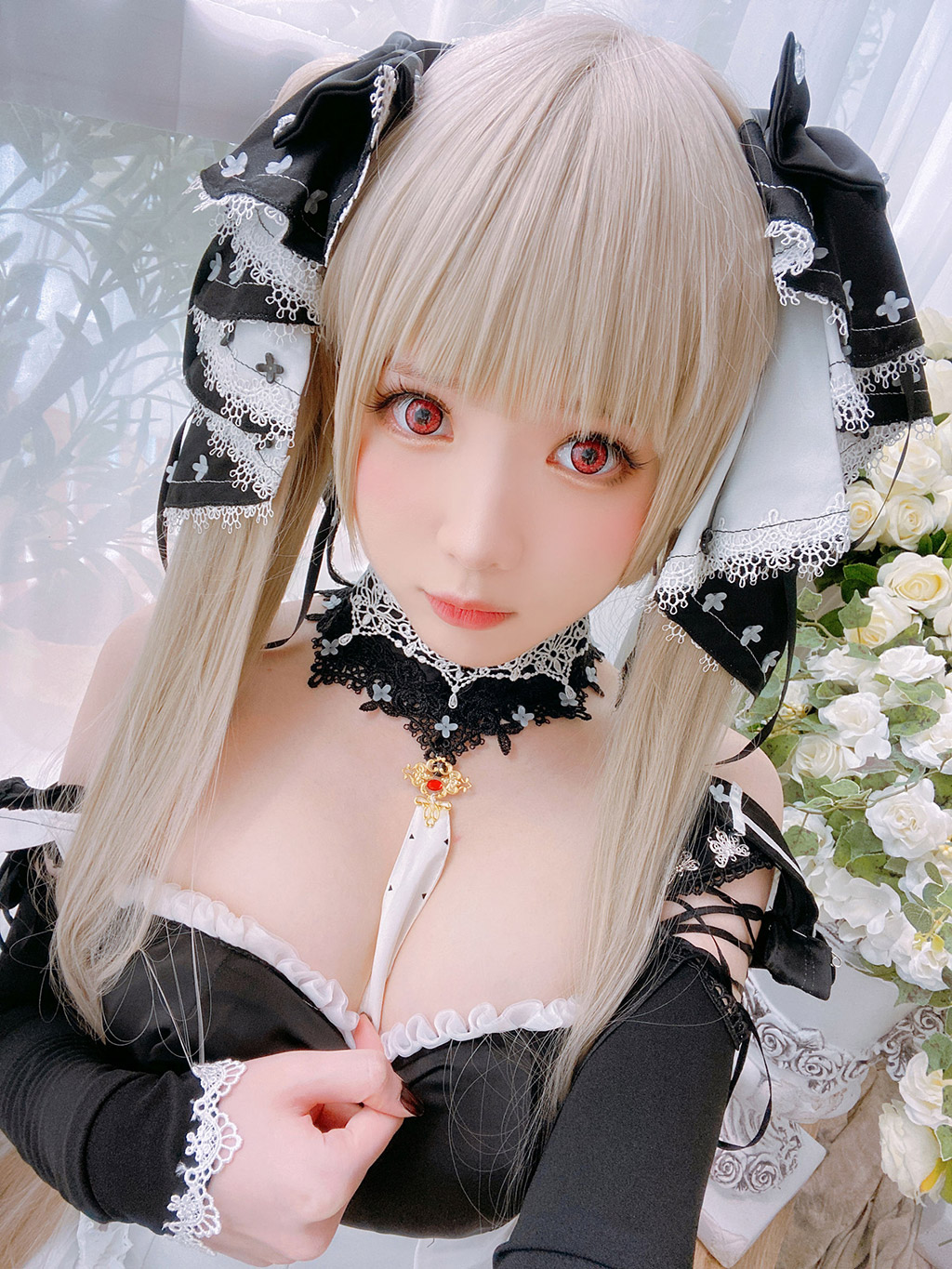 微博妹纸霜月shimo可畏Coser写真