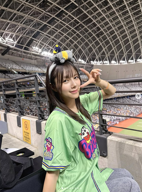 也是野球美少女！凉森れむ(凉森玲梦)的大巨蛋初体验！