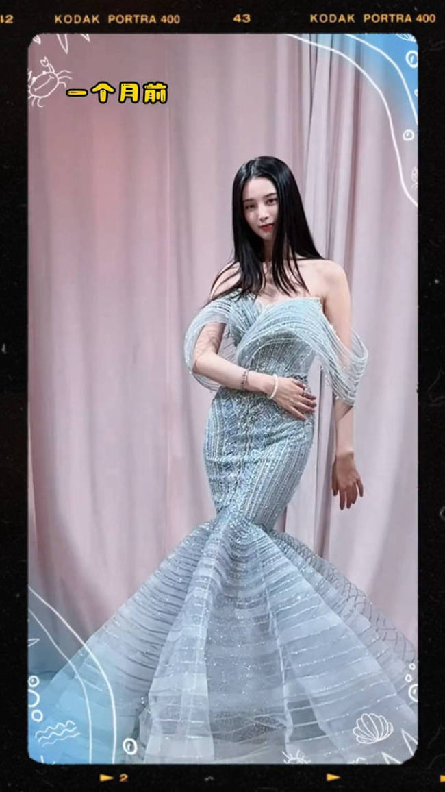 徐艺洋分享试穿婚纱花絮 十二套婚纱尽显优雅高贵