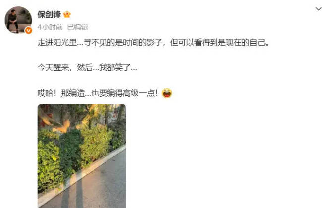 保剑锋发文疑似回应黄慧颐:编造也要编得高级一点