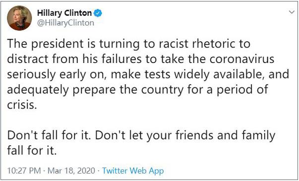 病毒无国界，美国政客污化中国的做法不被世人接受！