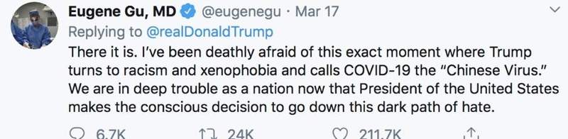 病毒无国界，美国政客污化中国的做法不被世人接受！