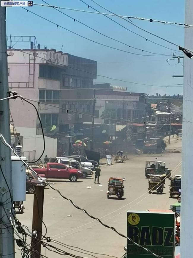 菲律宾南部霍洛镇发生爆炸 当地红十字会称已致6人死亡