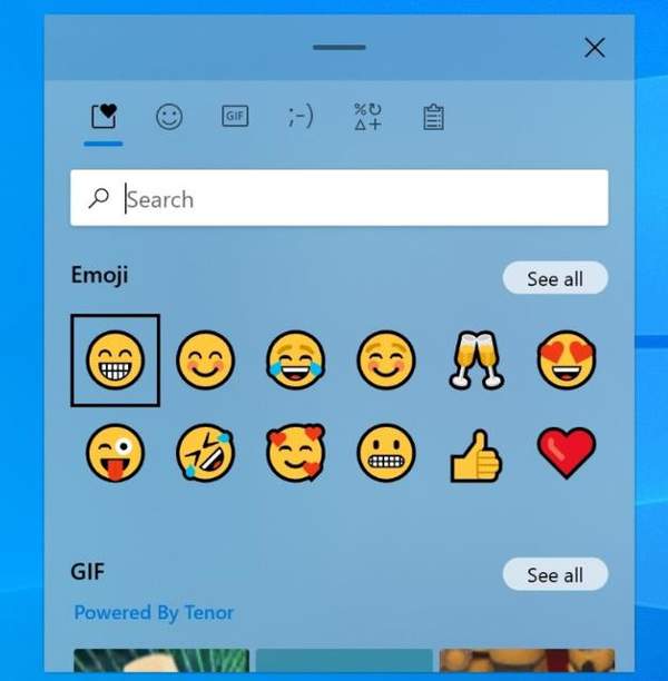 Win10X系统功能曝光:表情符号选取器/新触摸键盘/语音输入