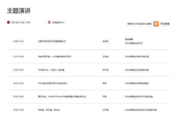 华为开发者大会2020演讲主题官宣,聚焦EMUI11系统