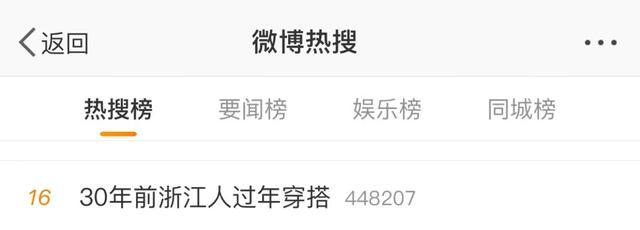 30年前浙江人过年穿搭冲上热搜!当年的