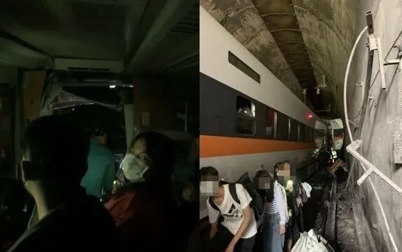 突发!台湾一列车出轨,台媒称已有36人无生命迹象