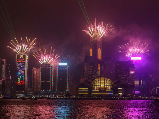 香港跨年活动示意图(香港特区旅发局官网)