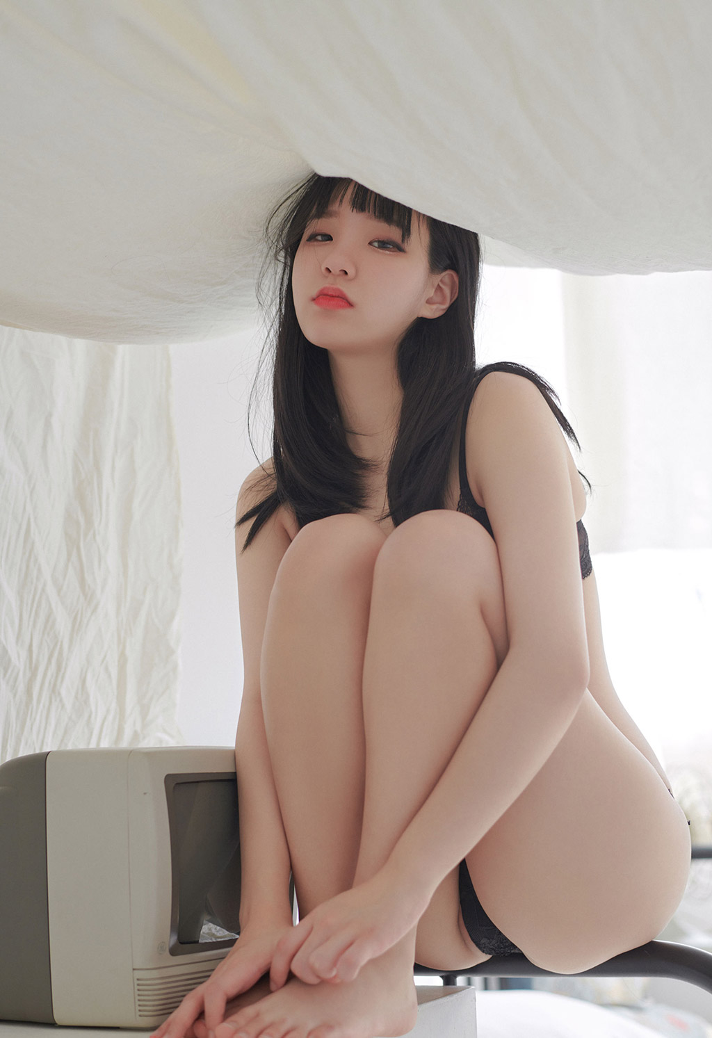 Jenny居家性感背心软糯可人