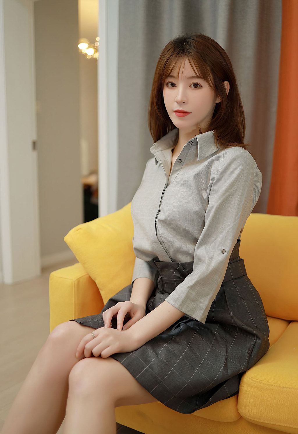 yoo优优胜雪肌肤明艳动人一片酥胸如凝脂白玉