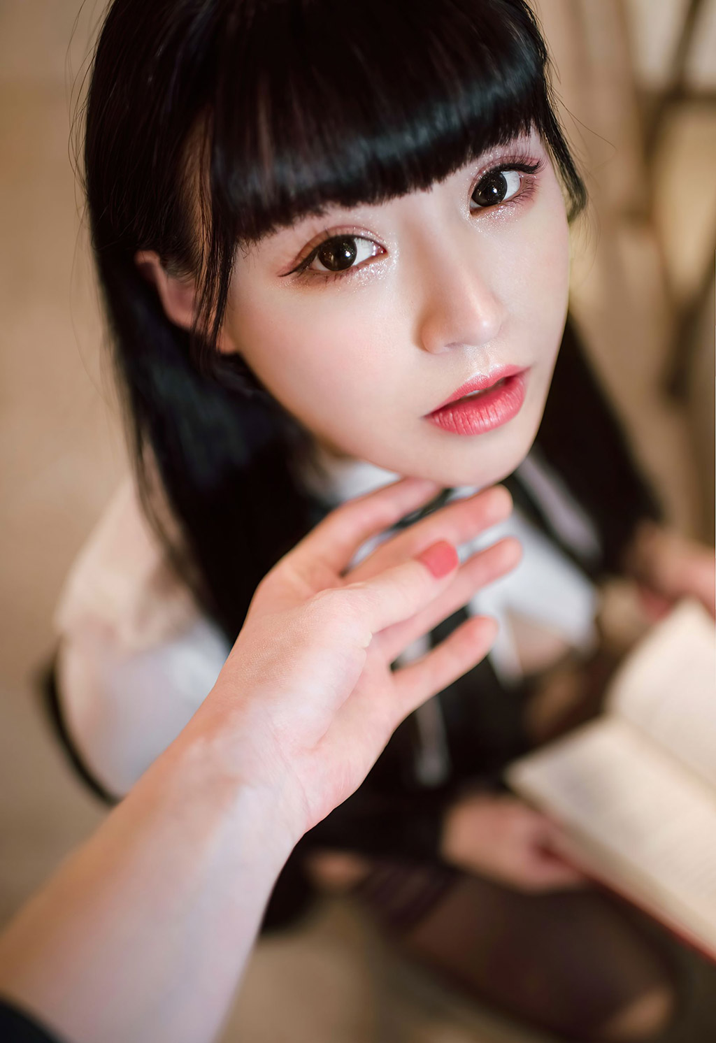 朱可儿Flower图书馆令人想入非非的女神