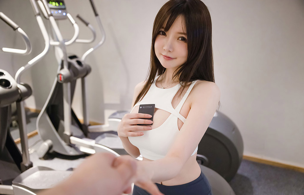 糯美子MINIbabe健身房紧身运动内衣