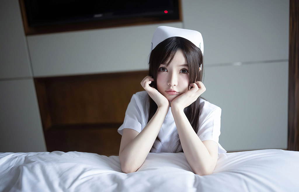 糯美子MINIbabe洁白动人的护士制服主题